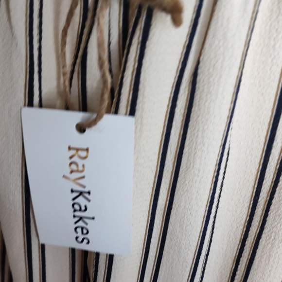 Striped Baggy Jumpsuit - Picture 9 of 9